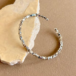 Korin 02 | White Gold Plated Bangle