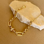 Oziel | Gold Plated Bracelet