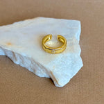 Eltavio 02 | Gold Plated Ring