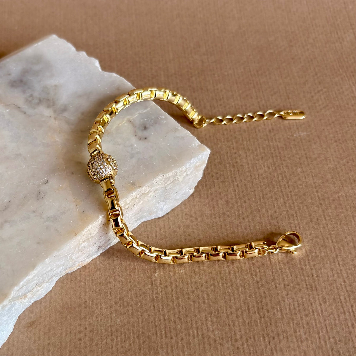 Cecil 02 | Gold Plated Bracelet