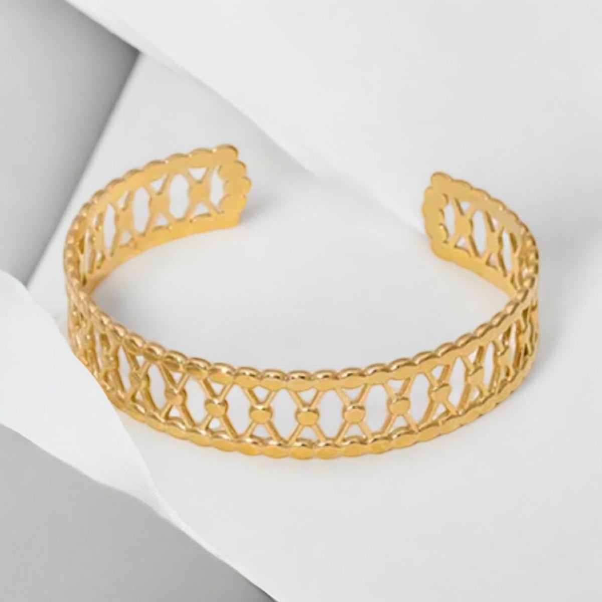 Sparrow | Gold Plated Bangle