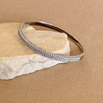 Kaelis | White Gold Plated Bangle