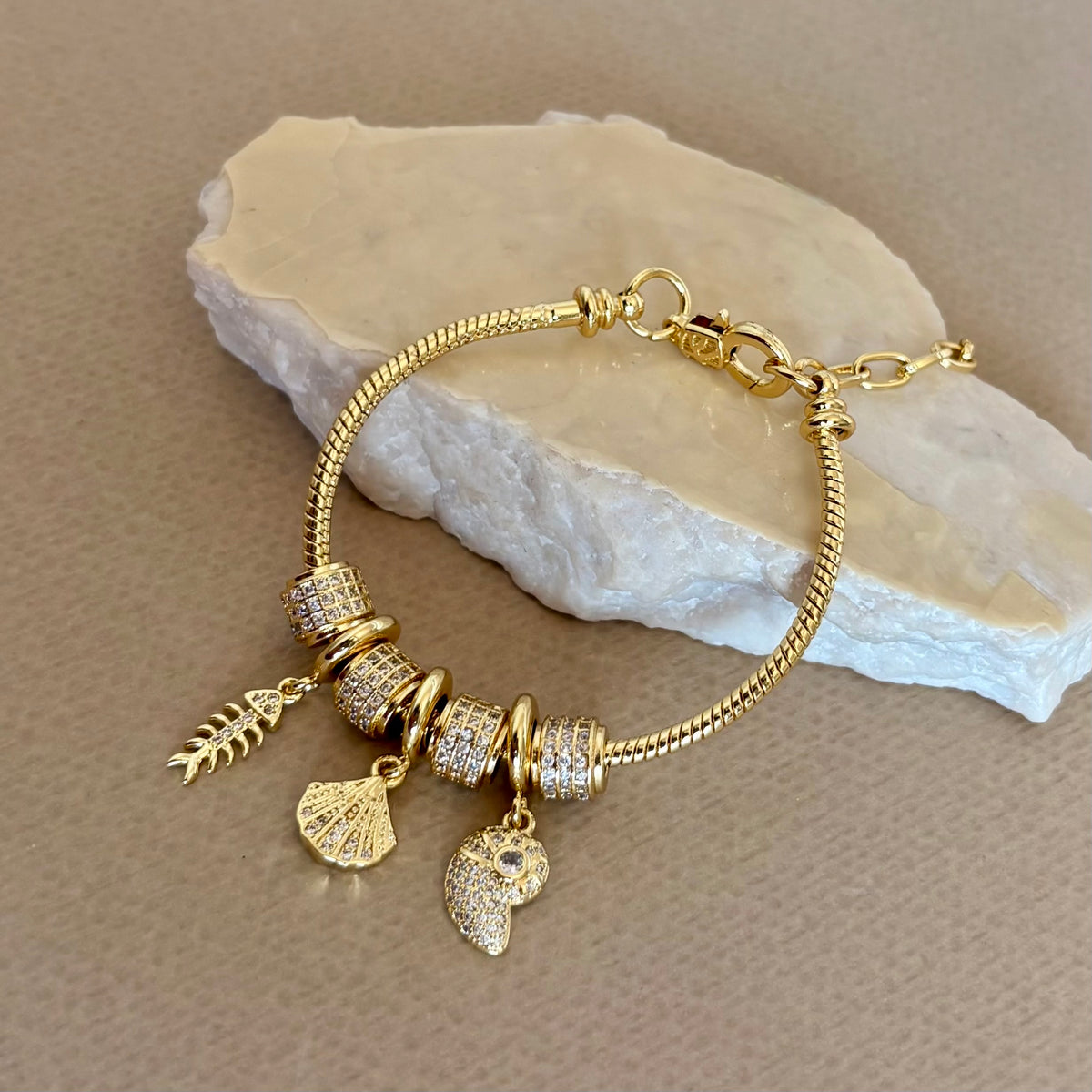 Chiccdora Sea | Gold Plated Bracelet