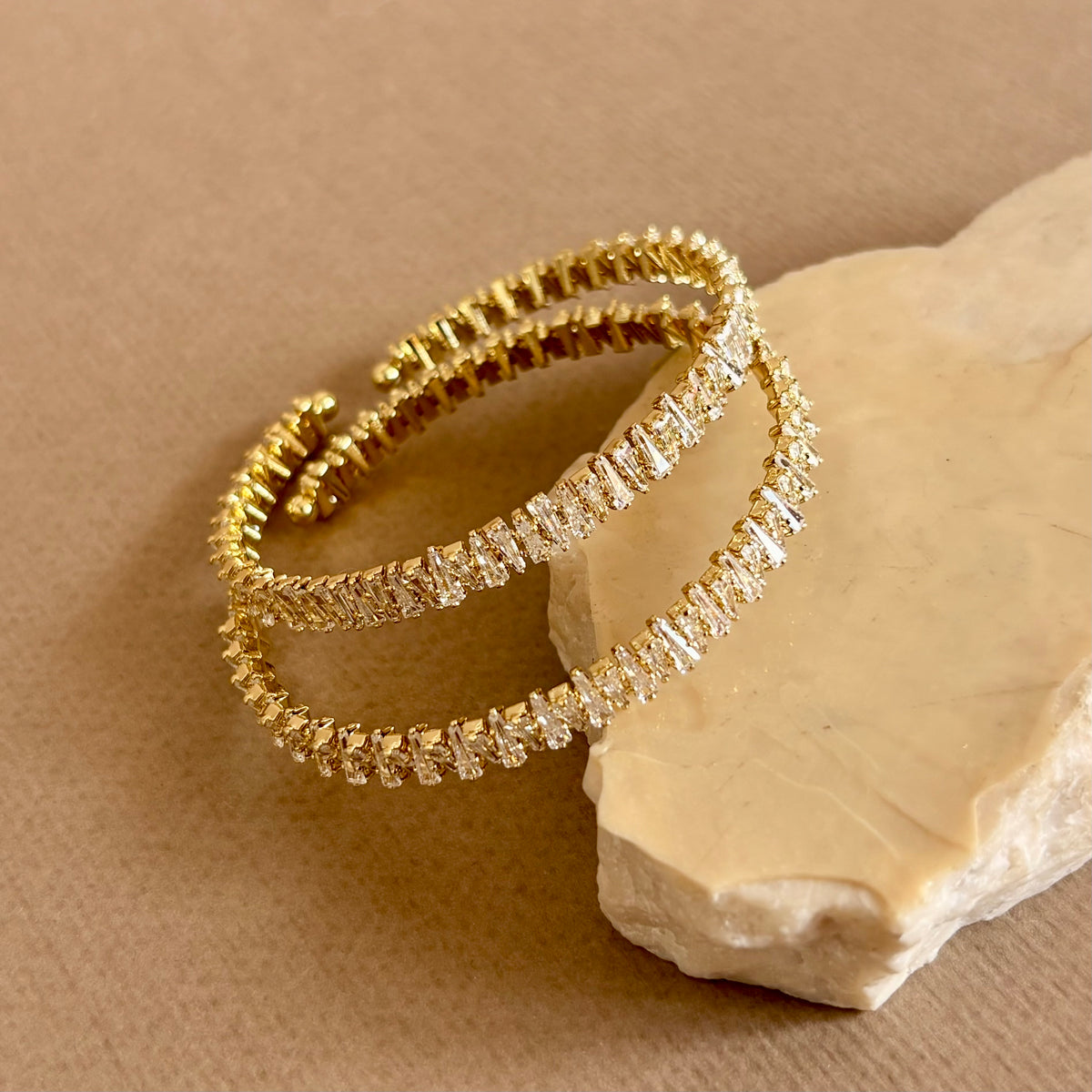 Caliora | Gold Plated Bangle