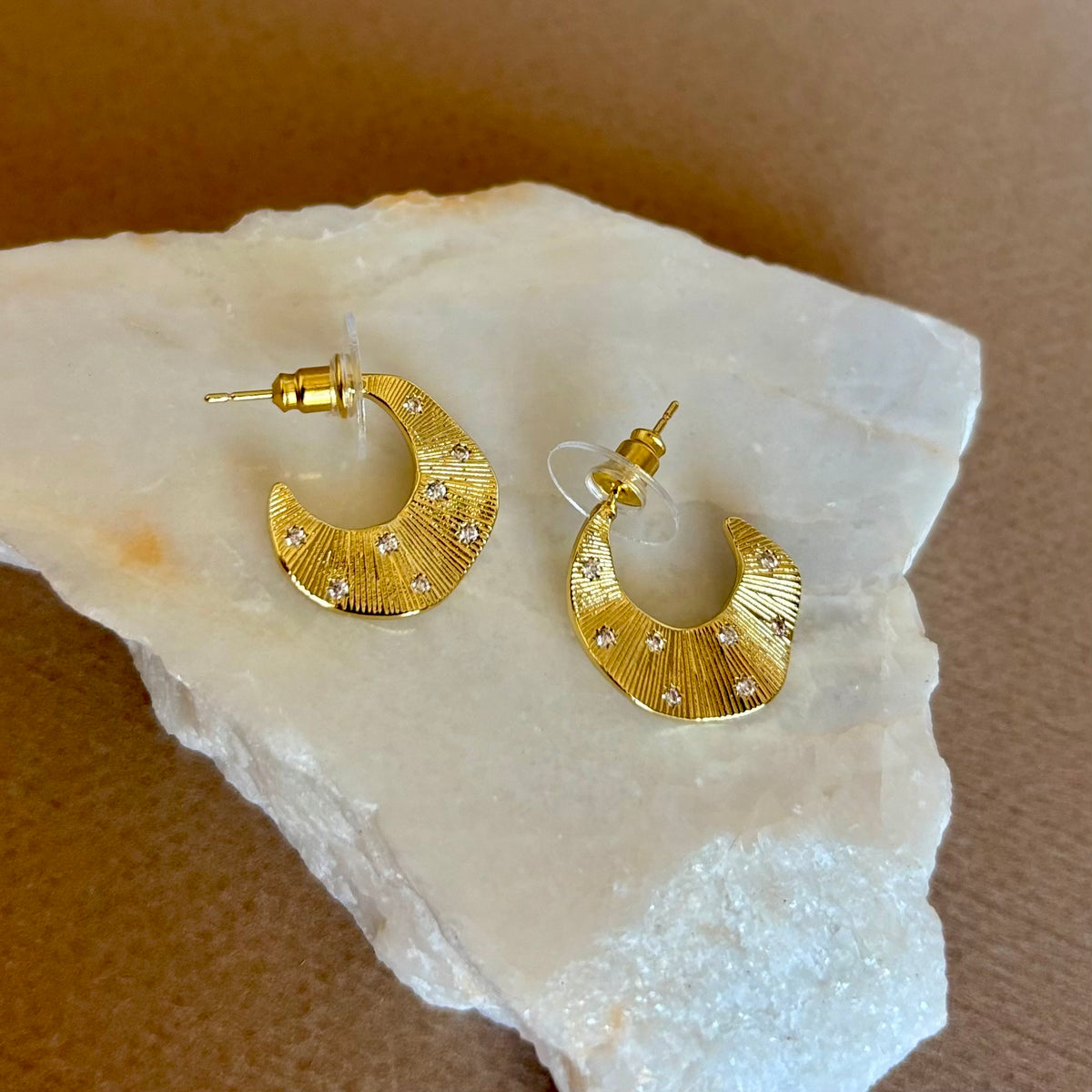 Lumeon | Gold Plated Earrings