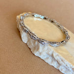 Sarnelle | White Gold Plated Bangle