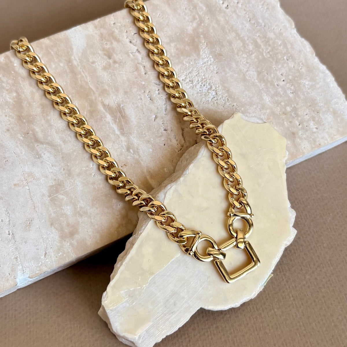Cubex | Gold Plated Necklace