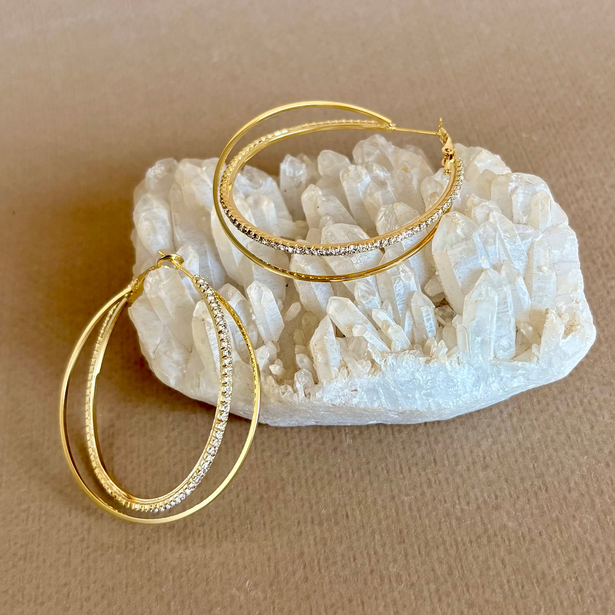 Lunvoire | Gold Plated Earrings