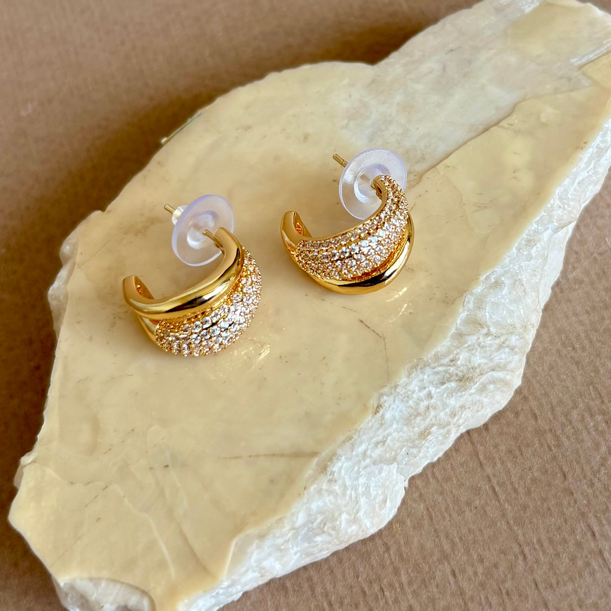 Brinea | Gold Plated Earrings