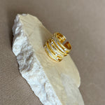 Cirevon | Gold Plated Ring