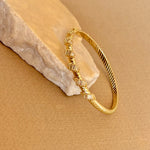 Darian | Gold Plated Bangle