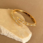 Punch | | Gold Plated Bangle