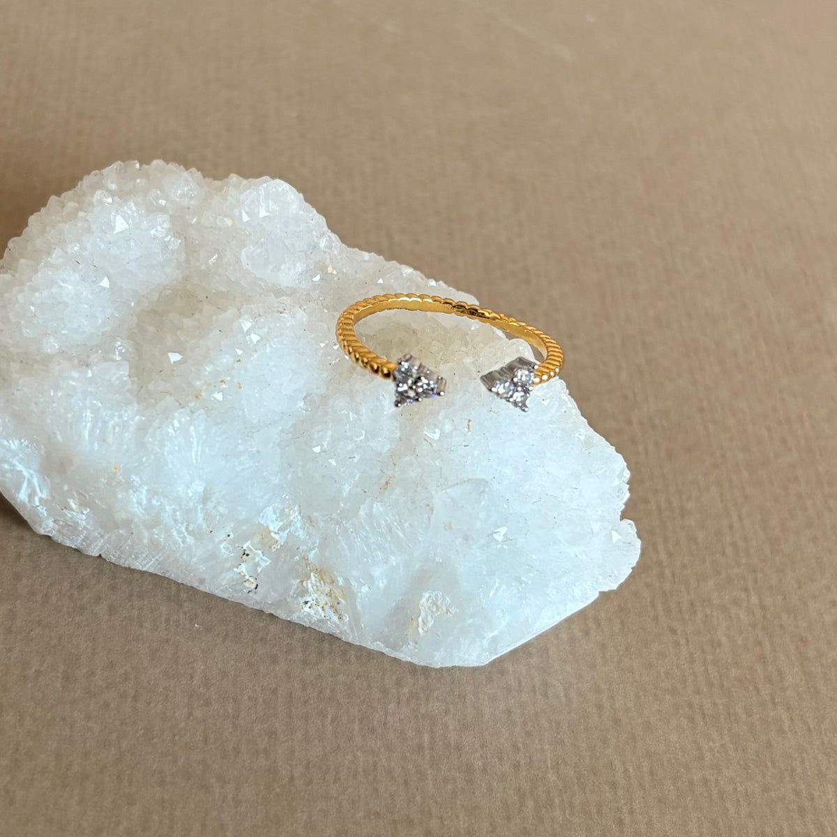 Niva 02 | Gold Plated Ring