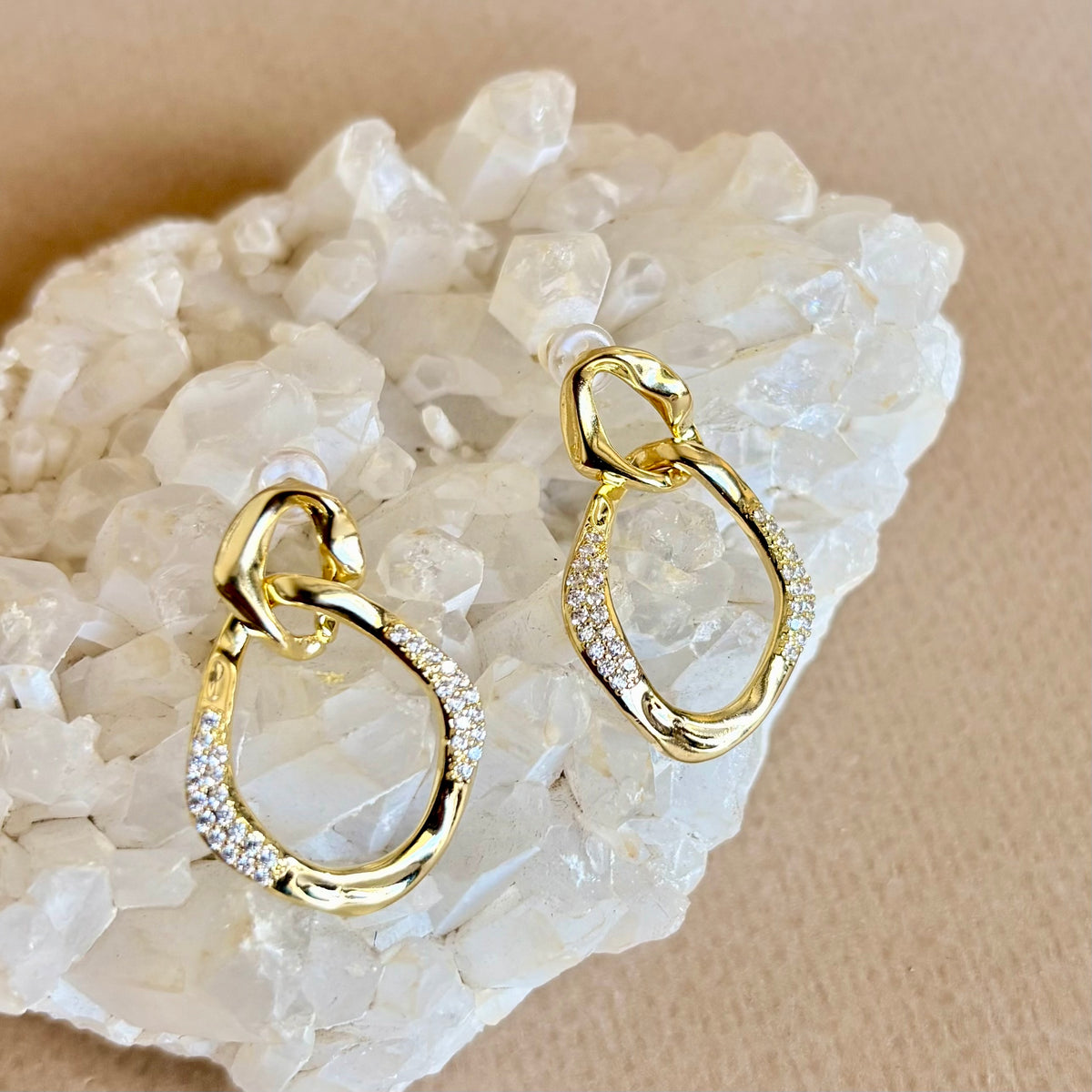 Kezel | Gold Plated Earrings