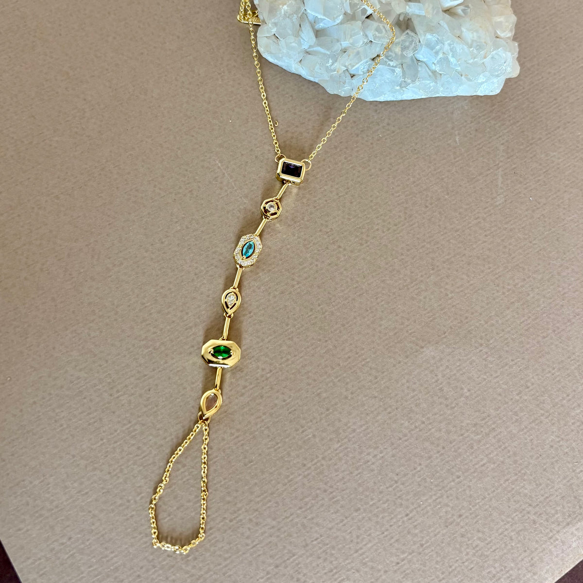 Selor 04 | Gold Plated Bracelet [Hand chain ]