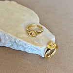 Nyra Star | Gold Plated Ring