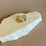 Zag | Gold Plated Ring