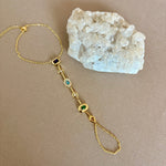 Selor 04 | Gold Plated Bracelet [Hand chain ]