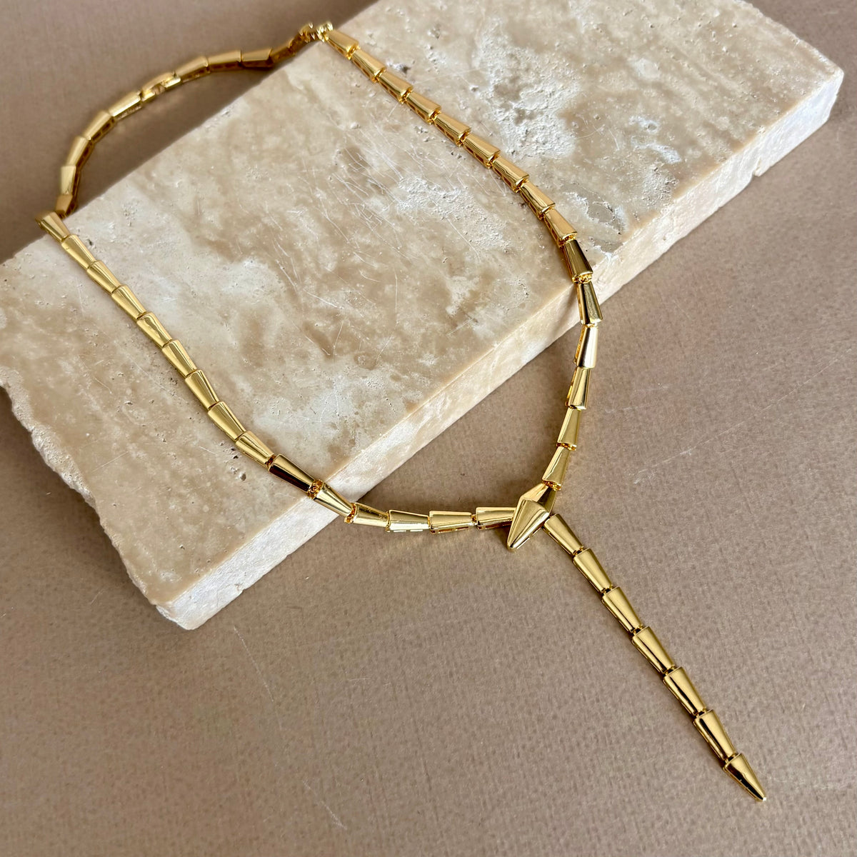 Anaconda | Gold Plated Necklace