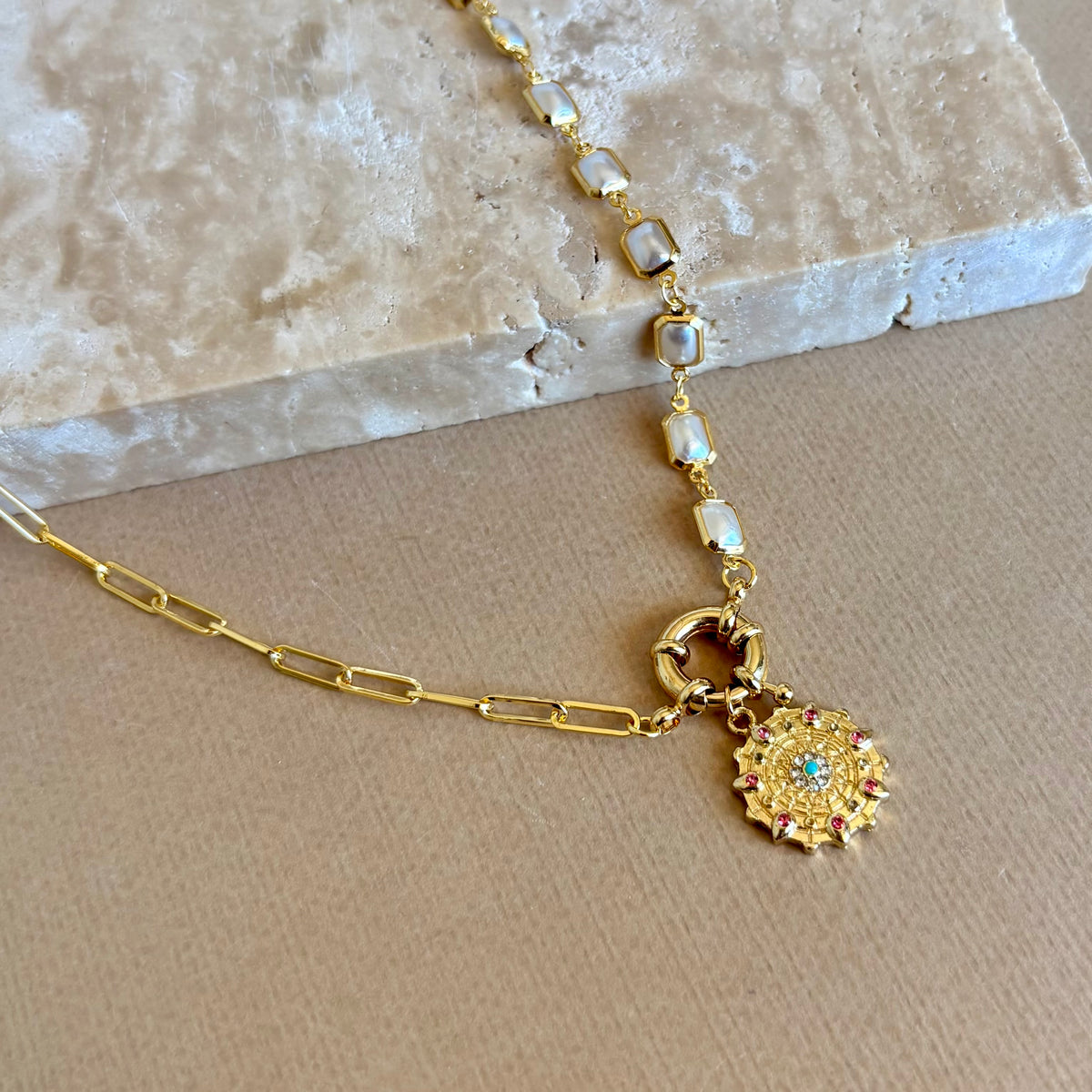 Signature 34 | Gold Plated Necklace