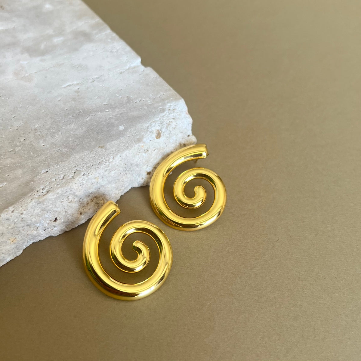 Havana | Gold Plated Earrings