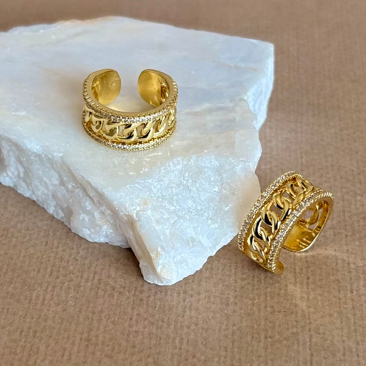 Elva | Gold Plated Ring