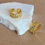 Elva | Gold Plated Ring