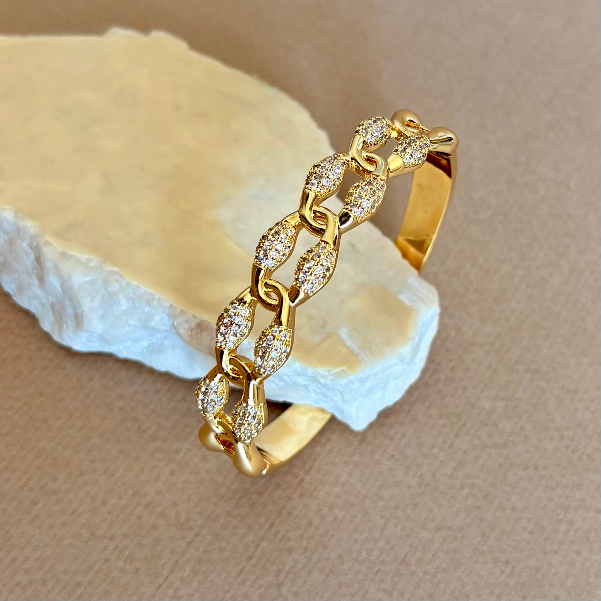 Kensira | Gold Plated Bangle