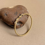 Sinal 02 | Gold Plated Bangle
