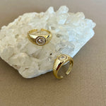 Zephira 02 | Gold Plated Ring