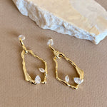 Leaf | Gold Plated Earrings