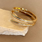 Belvique | Gold Plated Bangle