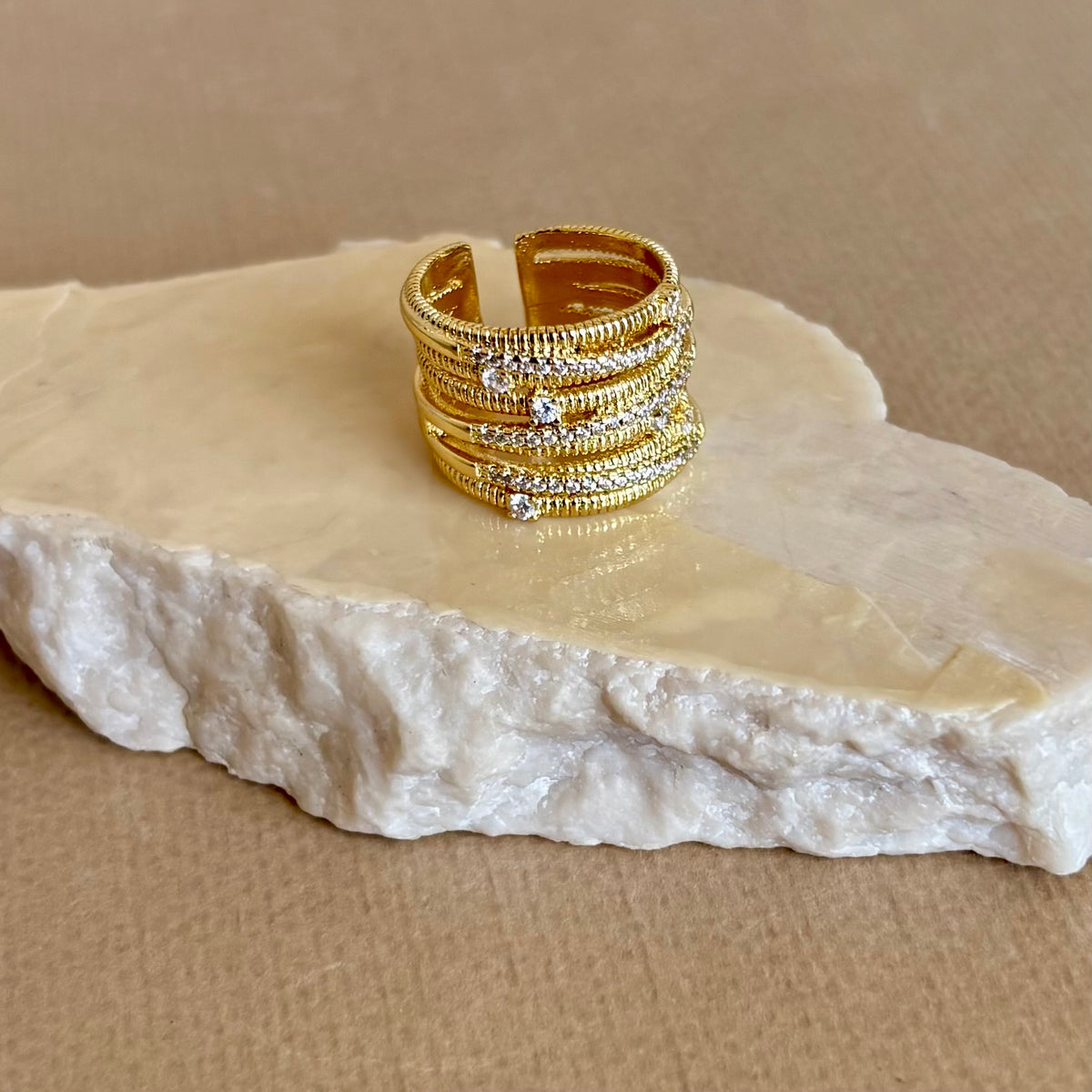 Korvessa 04 | Gold Plated Ring