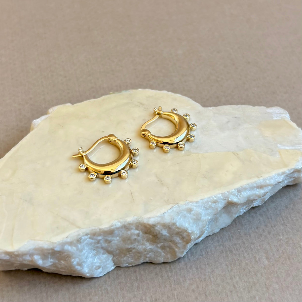 Kavrin | Gold Plated Earrings