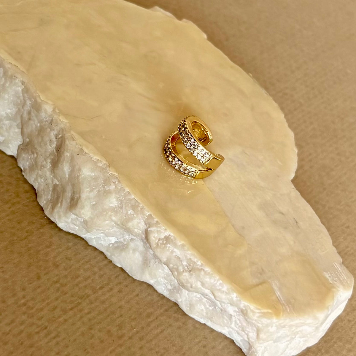Cuffino | Gold Plated Earrings [ Ear Cuff - single Piece ]