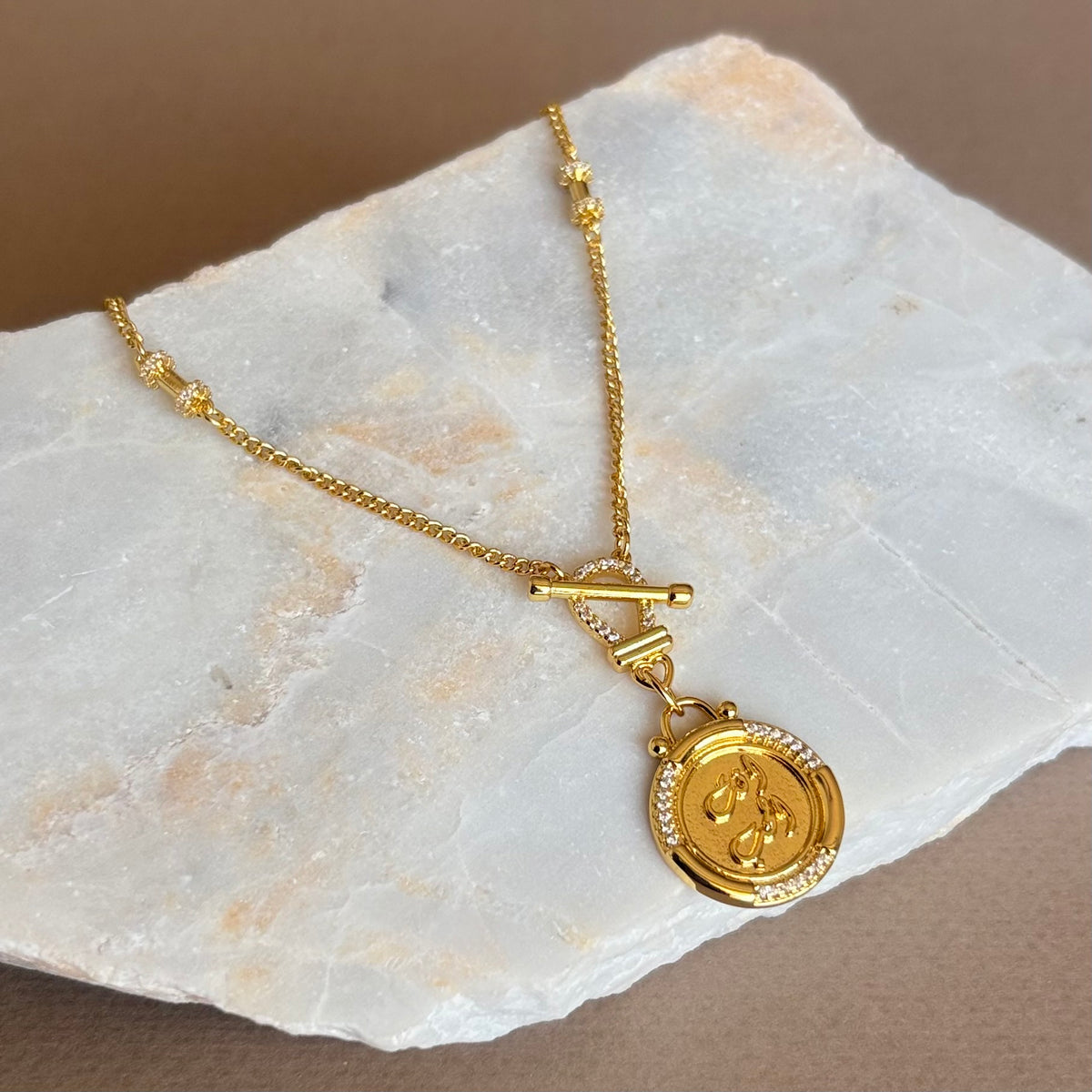 Enta el Hob | Gold Plated Necklace