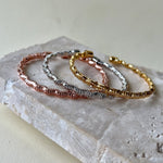Triple Dew 06 | 24K Gold Plated [Set of 3 Bangles]