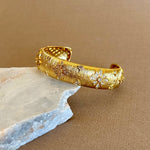 Aspen | Gold Plated Bangle