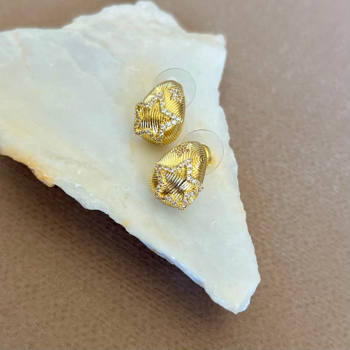 Lumaca | Gold Plated Earrings