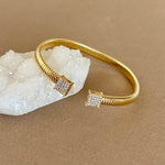 Orbit 02 | Gold Plated Bangle