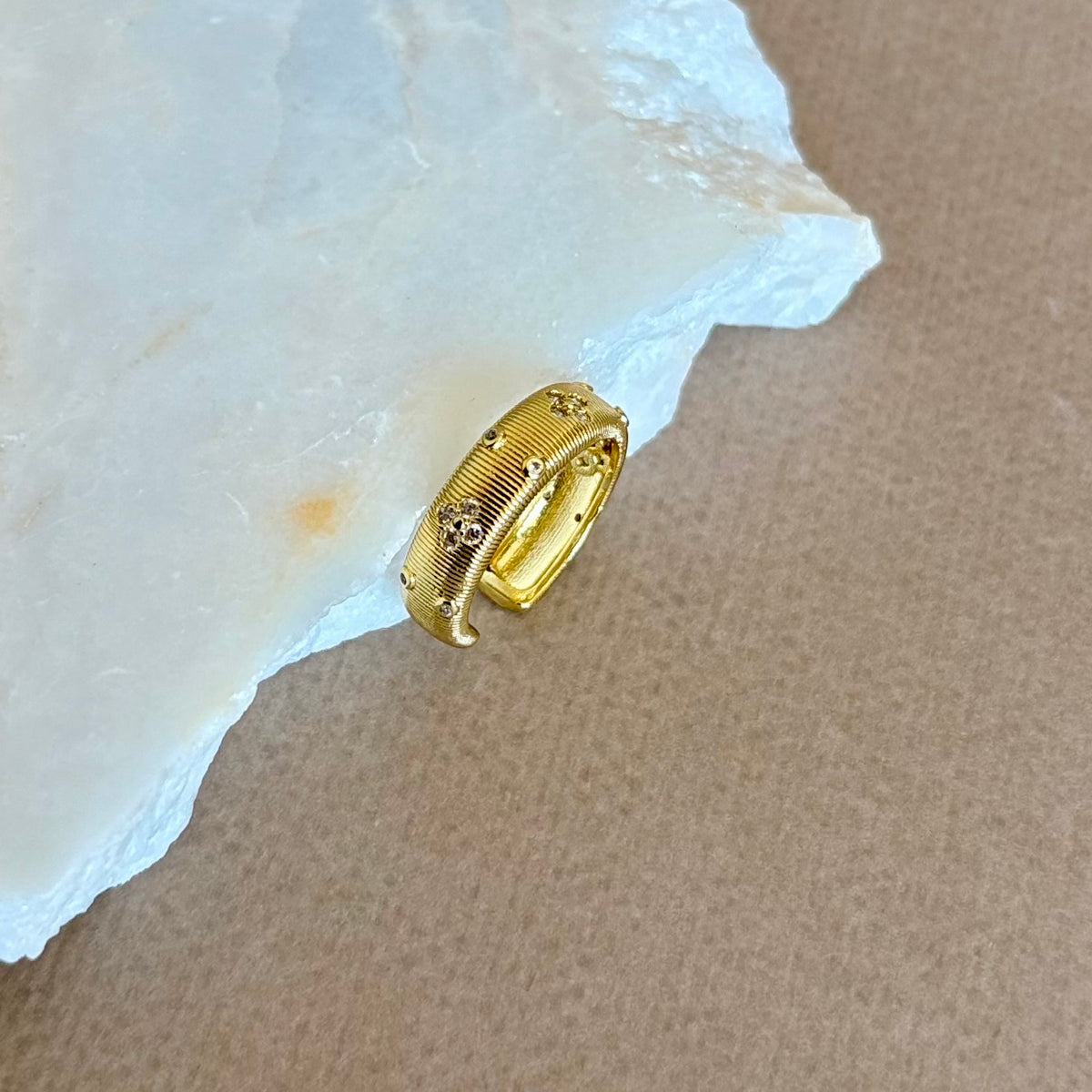 Eltavio 02 | Gold Plated Ring