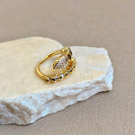 Loxane | Gold Plated Ring