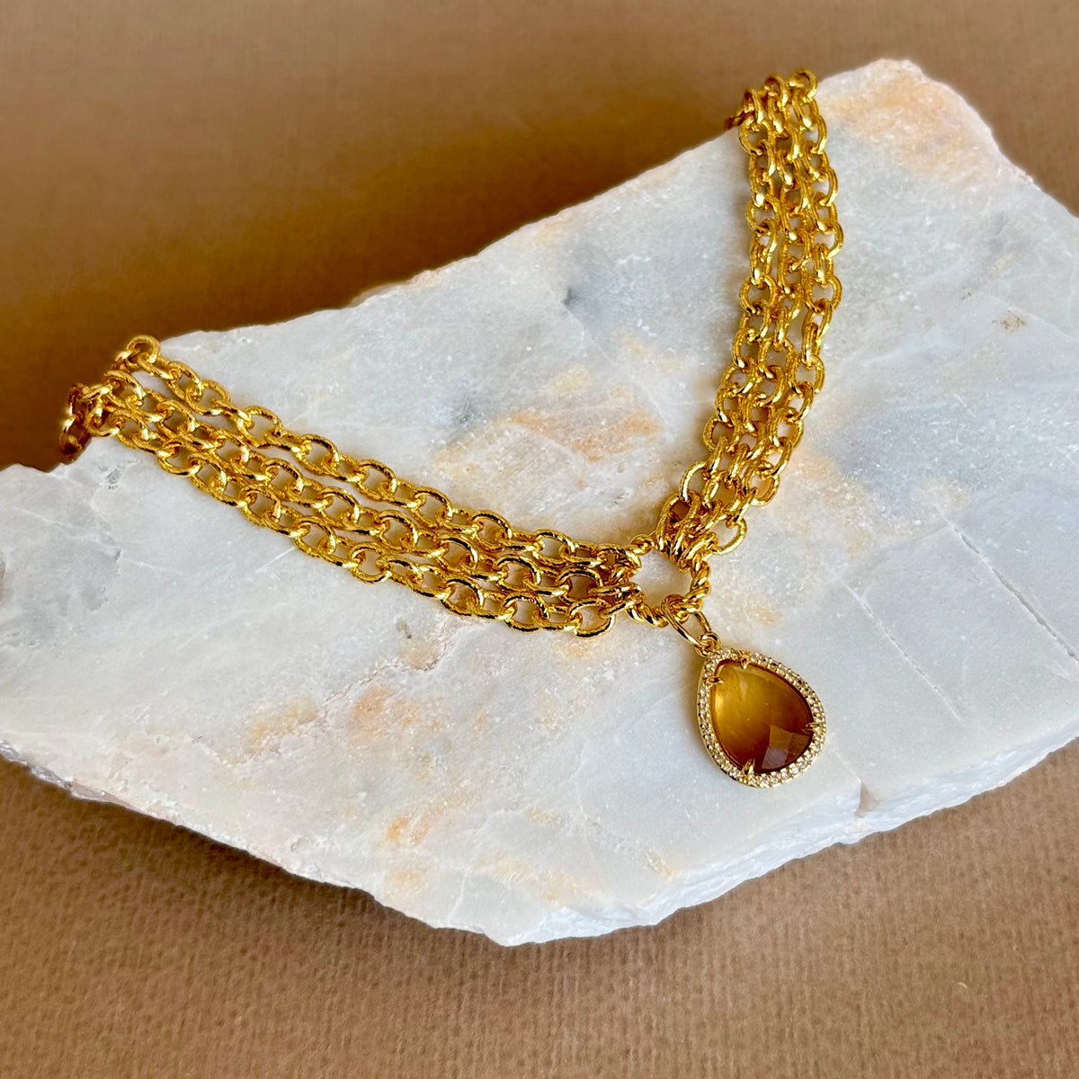 Signature 61 | Gold Plated Necklace
