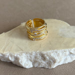 Cirevon | Gold Plated Ring