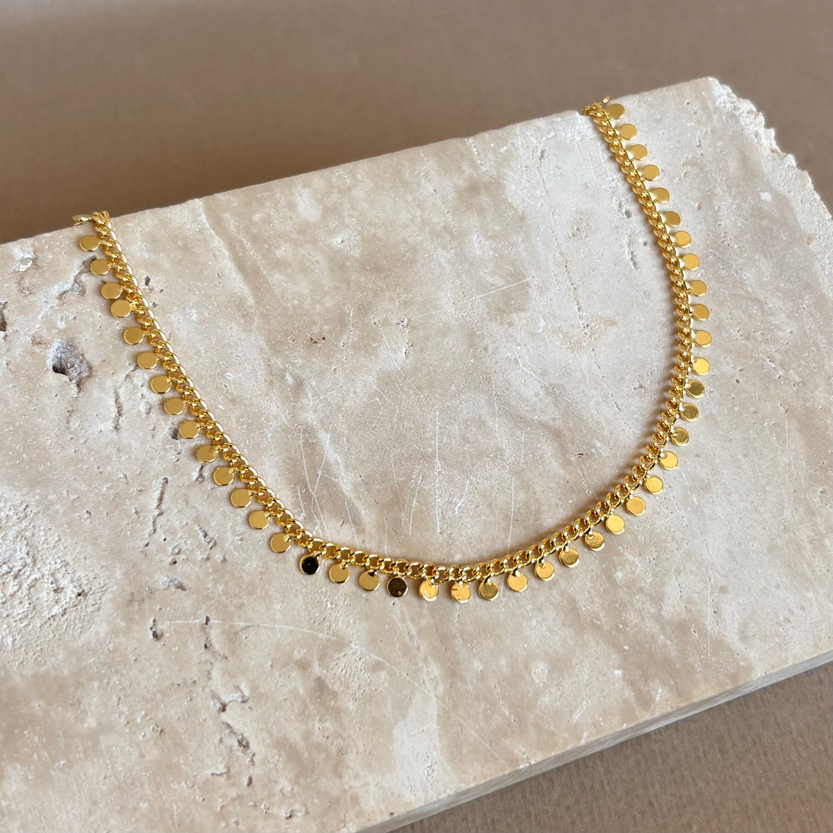 Circulos | Gold plated Necklace