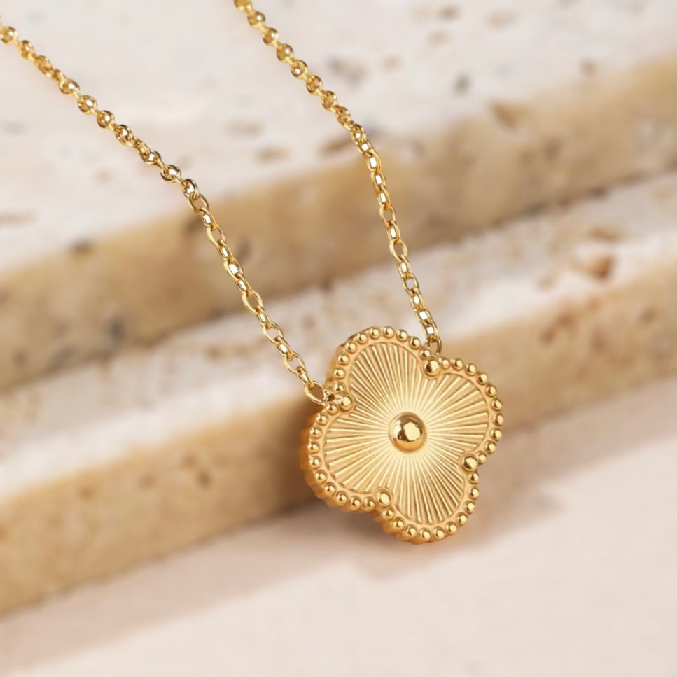 GOLD CLEEF 02 | Gold Plated Necklace