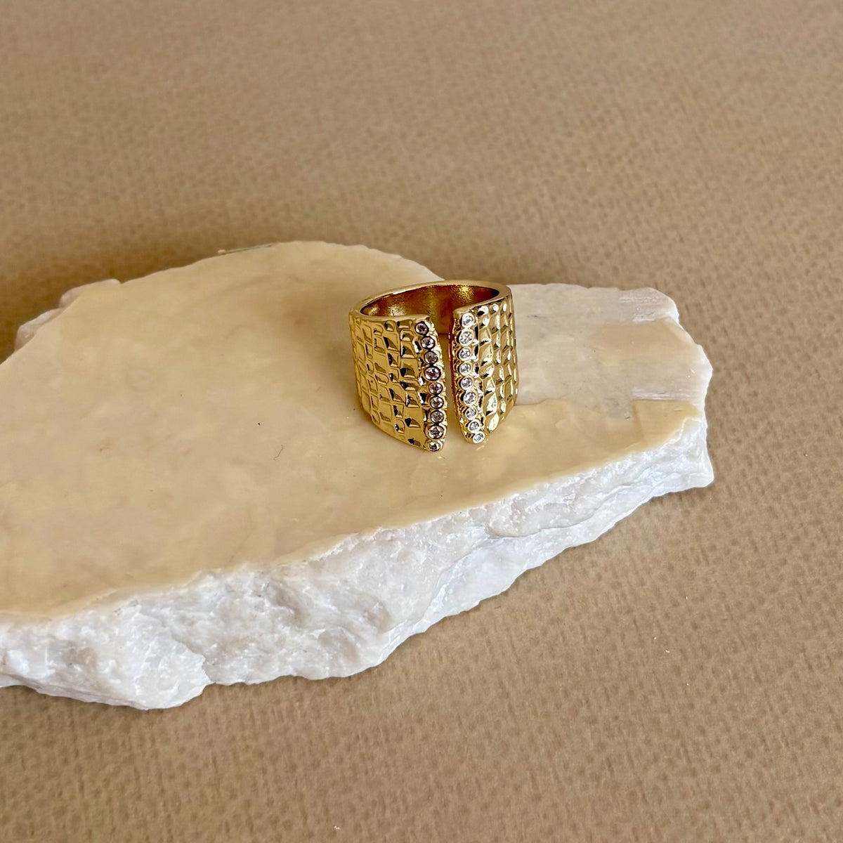 Zirel | Gold Plated Ring