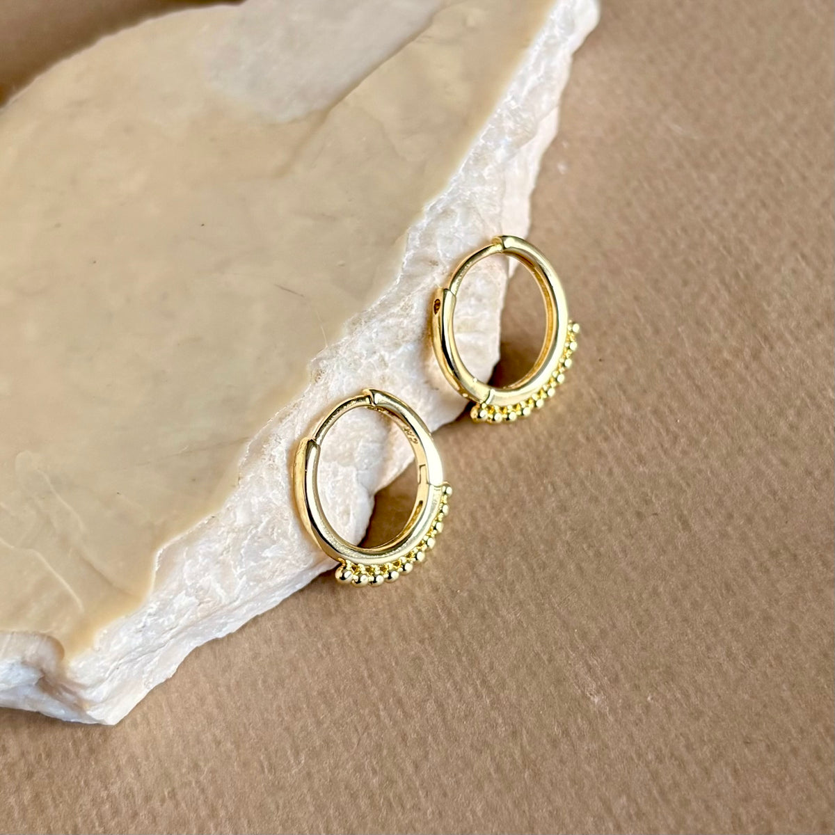 Laurette | Gold Plated Earrings