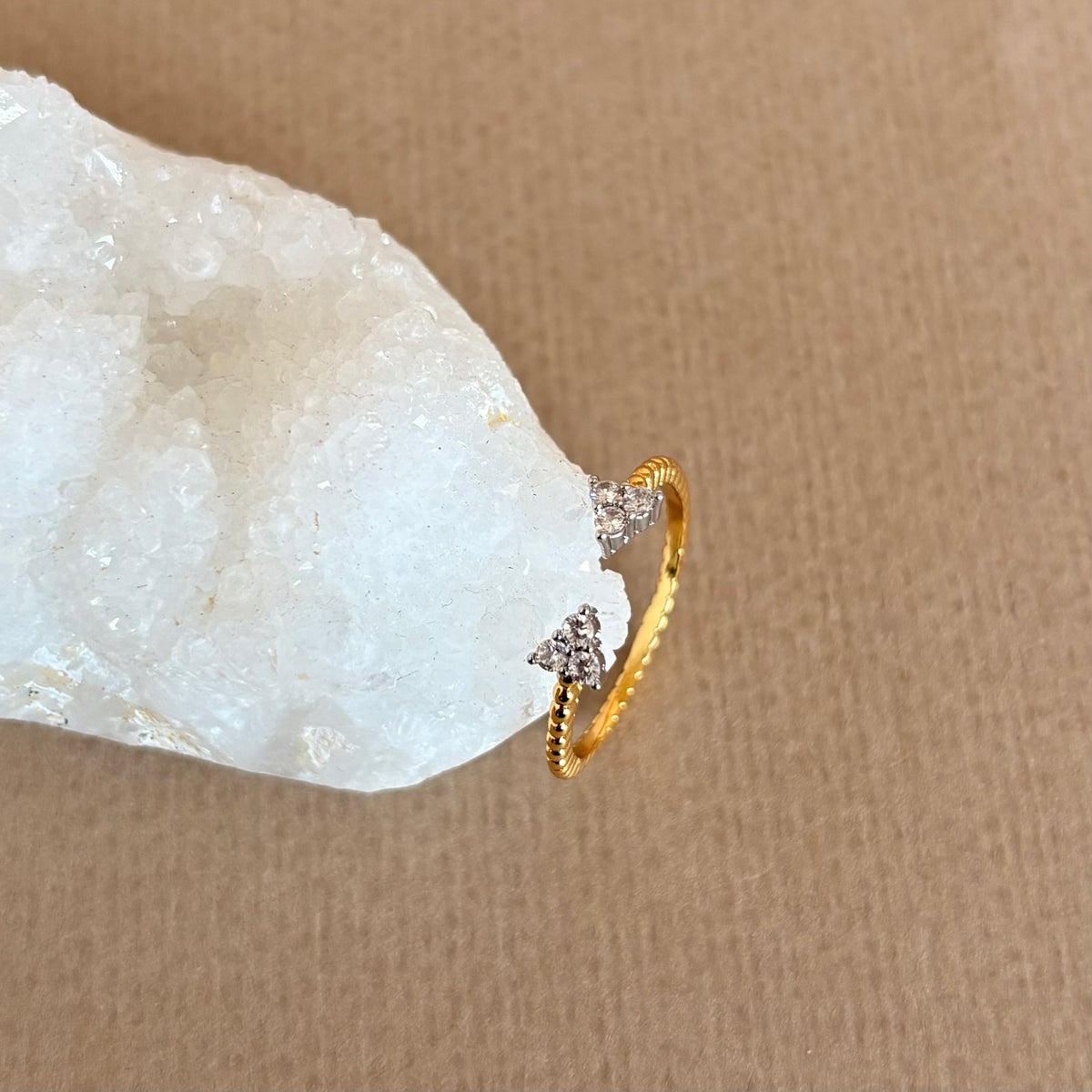 Niva 02 | Gold Plated Ring