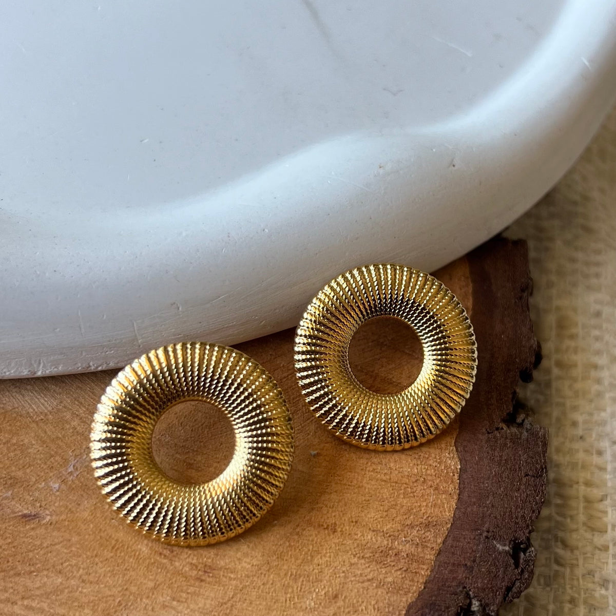 Camala | Gold Plated Earrings